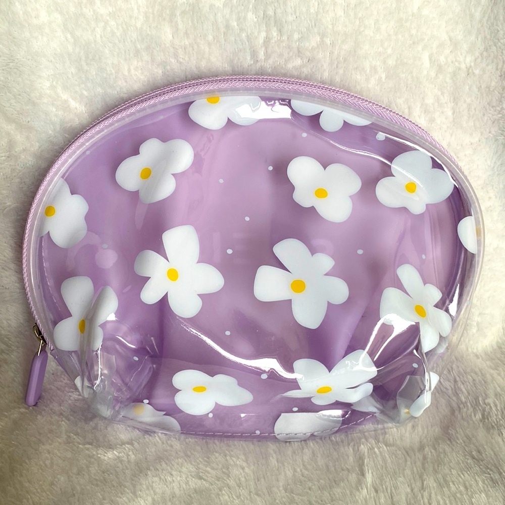SHEIN daisy cosmetic bag